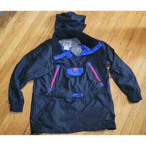 Vintage Slalom Ski Jacket Pullover Snowboarding Size 10 Women’s Pullover 80s 90s